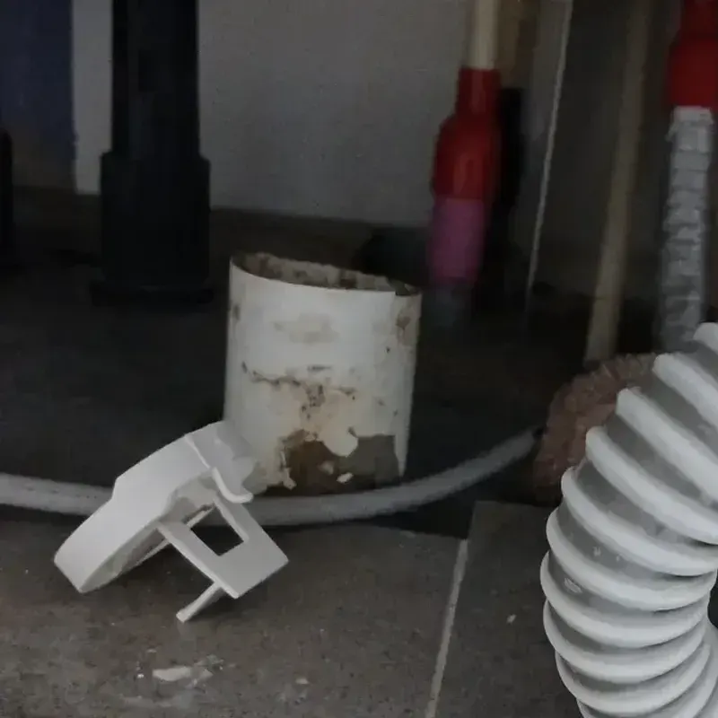 문의면 상가 3층 바닥 배수구